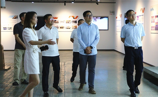 青岛城投创发集团领导莅临华体交流合作考察